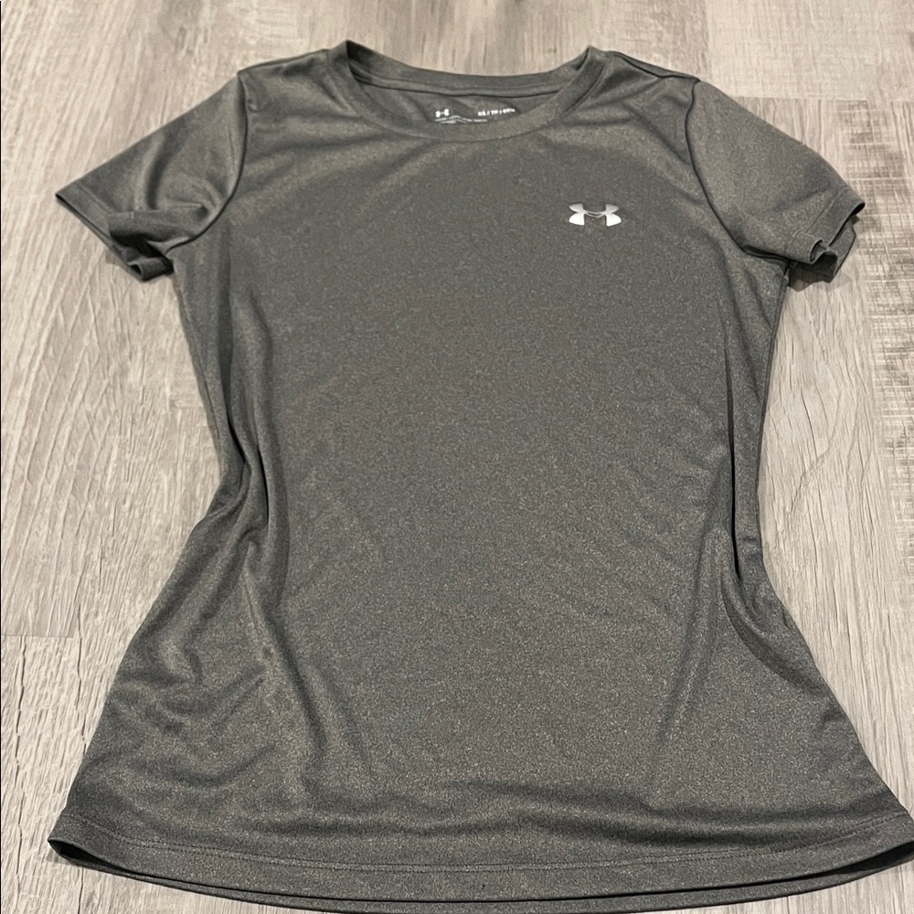 Under Armour Women's Charcoal Short Sleeve Tee
